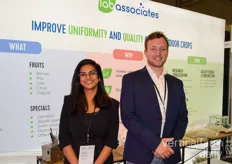 Nancy Bhatia and Nick Verhoef represent Lab Associates which is bridging plant science laboratories with vertical farming in order to improve uniformity and quality of the indoor crops
